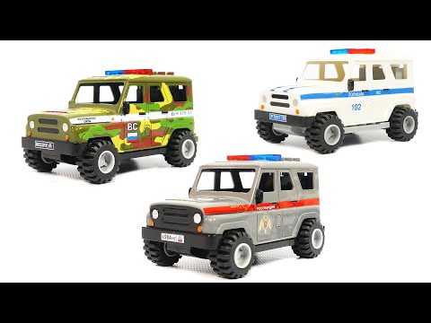 Город мастеров 3188 УАЗ ХАНТЕР Росгвардия, 7255 УАЗ ХАНТЕР ВС России, 3211 УАЗ ХАНТЕР полиция