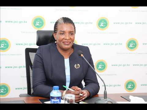 Hon. Hellen Manyara Onkwani interview for the position of Judge of the Environment and Land Court.