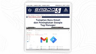 Tampilan Baru Gmail dan Peningkatan Google Tag Manager