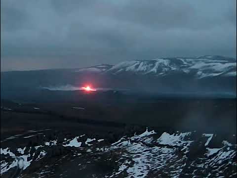 Sundhnúkar Iceland 16-03-2024 20:23 watch the eruption start