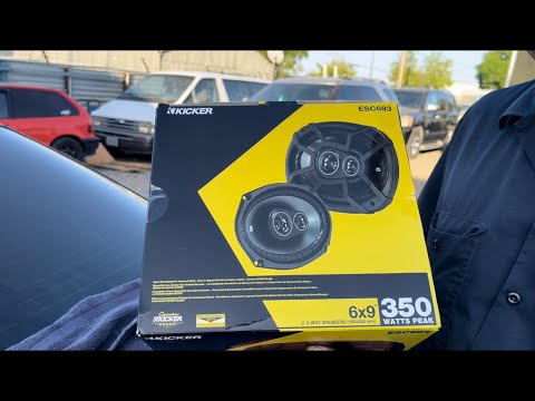 Kicker 6x9 Speakers ESC693 from Walmart Review 🔊