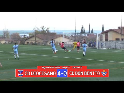 Resumen: CD Diocesano - CD Don Benito (2ª RFEF Gr.5 22/23)