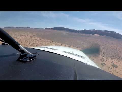 Landing at Monument Valley Airport (UT25)