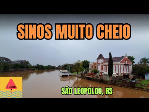 Rio dos Sinos perto da cota de inundação deixa São Leopoldo, RS sob alerta - 23/07/2026