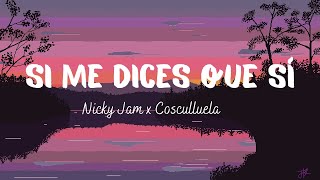 Nicky Jam x Cosculluela - Si Me Dices Que Si (Letra)