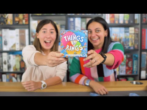 Things in Rings ~ we think this clever little party game will be a ✨ HIT ✨ | Board Game Review