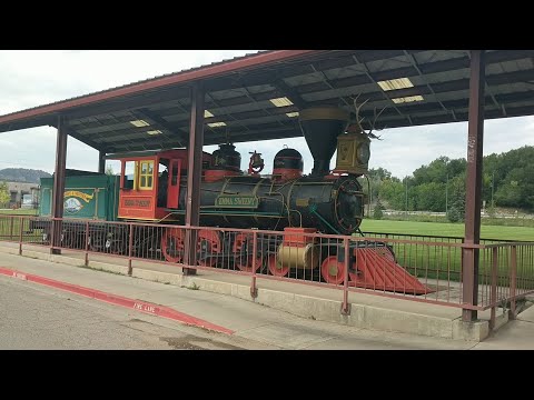 Emma Sweeny, Rio Grande Southern 4-6-0 #20 replica steam locomotive, Durango Co.  August 2021
