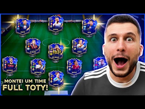 MONTEI UM TIME FULL TOTY PARA JOGAR A WL!!! ULTIMATE TEAM