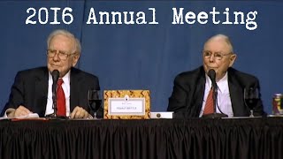 Berkshire Hathaway 2016 Annual Shareholders Meeting