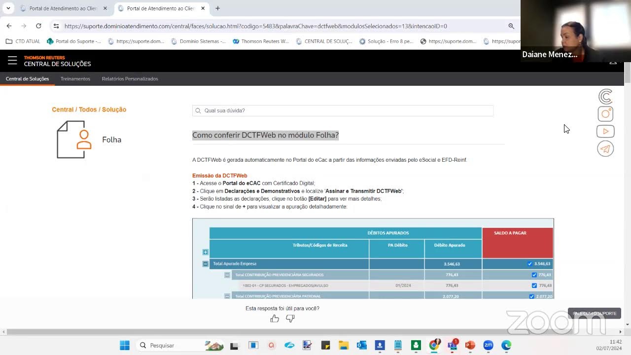 Lançamentos, Conferência Folha de Pagamento e Fechamento eSocial