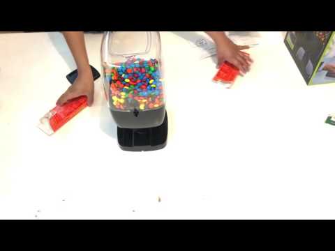 Shaped Image motion activated candy dispenser