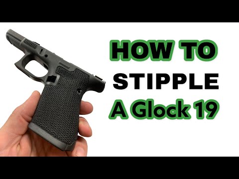How to Stipple a Glock 19 Gen 5 - Symmetrical Texture