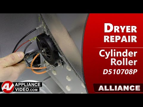 Speed Queen Dryer - Noisy During Operation - Cylinder Roller Repair