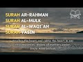 Surah Ar-Rahman Al-Mulk Al-Waqi’ah Yasin || Murottal Al-Qur’an Merdu