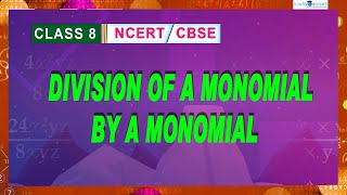 Factorisation | Division Of A Monomial By A Monomial | #class8 #chapter14 #tys