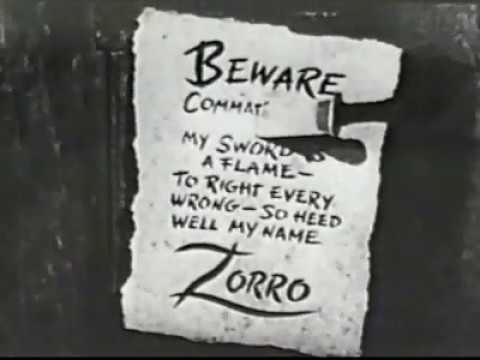 Vintage commercial Zorro