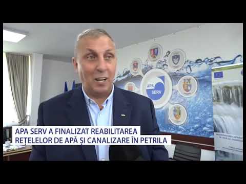 Apaserv a finalizat reabilitarea retelelor de apa si canalizare din Vulcan - Stiri Antena Vest -
