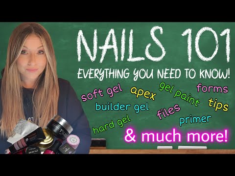 💅 All nail terms EXPLAINED! Nail Course 101. Including ALL the gels! Tech Career | Education | Learn