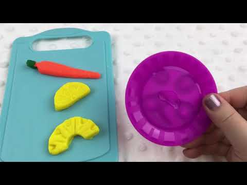 Baby Alive Snackin' Sara Doll Eats Playdoh Kitchen Food Video