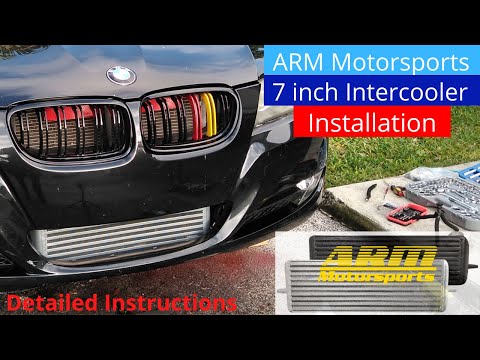 ARM Motorsports 7 inch Intercooler Install N54 N55