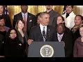 President Obama Speaks on Extending Emergency.