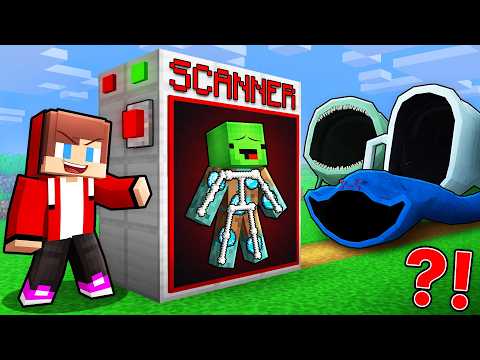 JJ Use a WATER MOB SCANNER To Find Mikey in Minecraft - Maizen
