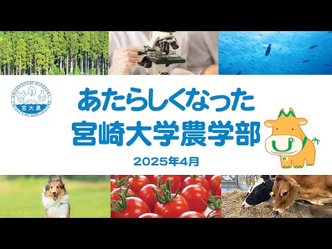 【あたらしくなった農学部】宮崎大学農学部｜学部概要