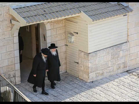תיעוד מיוחד: האדמו''ר מגור בצפת! | Gerrer Rebbe  in Safed