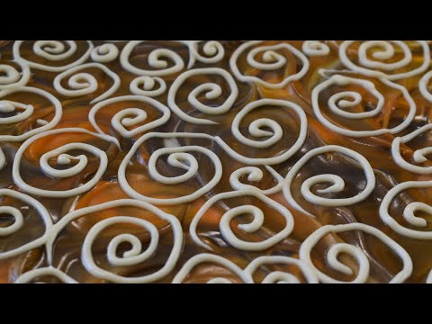 Orange Cinnamon Roll Cold Process Soap Making