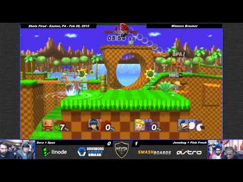 Shots Fired - Sora + Spaz vs. Junebug + Pink Fresh - Project M