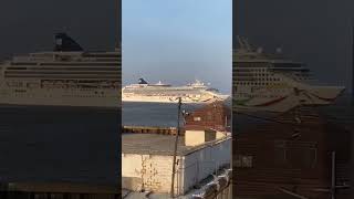 Norwegian dawn #cruiseship #thames leaving #tilbury