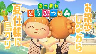 花火が似合う島を目指して夏仕様にしよう🌴【あつまれどうぶつの森】【生配信】
