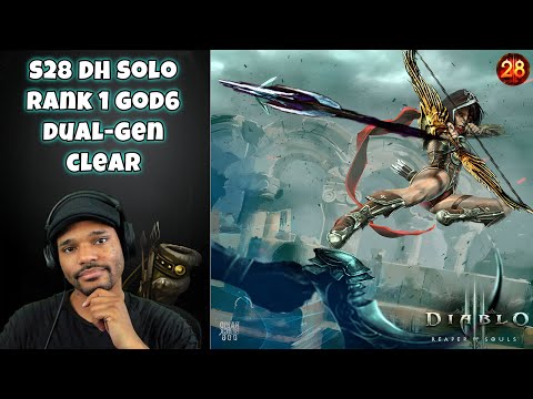 S28 DH Solo Rank 1 GoD6 Dual-Generator clear with Odysessy's End!  Diablo 3.