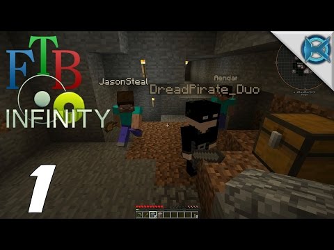 Minecraft FTB Infinity Multiplayer Gameplay / Let's Play (S-1) -Ep. 1- "Back to My Roots"