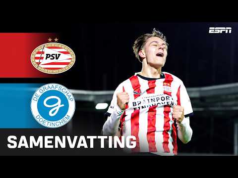 😳 GIGANTISCHE KEEPERSFLATER na SNELLE GOAL Jong PSV ⚡️ | Samenvatting Jong PSV - De Graafschap