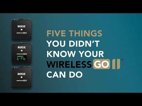 Rode Wireless GO II Dual Channel Wireless Microphone System Rode Wireless GO II Dual Channel Wireless Microphone System