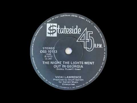 1973: Vicki Lawrence - The Night The Lights Went Out In Georgia - mono 45