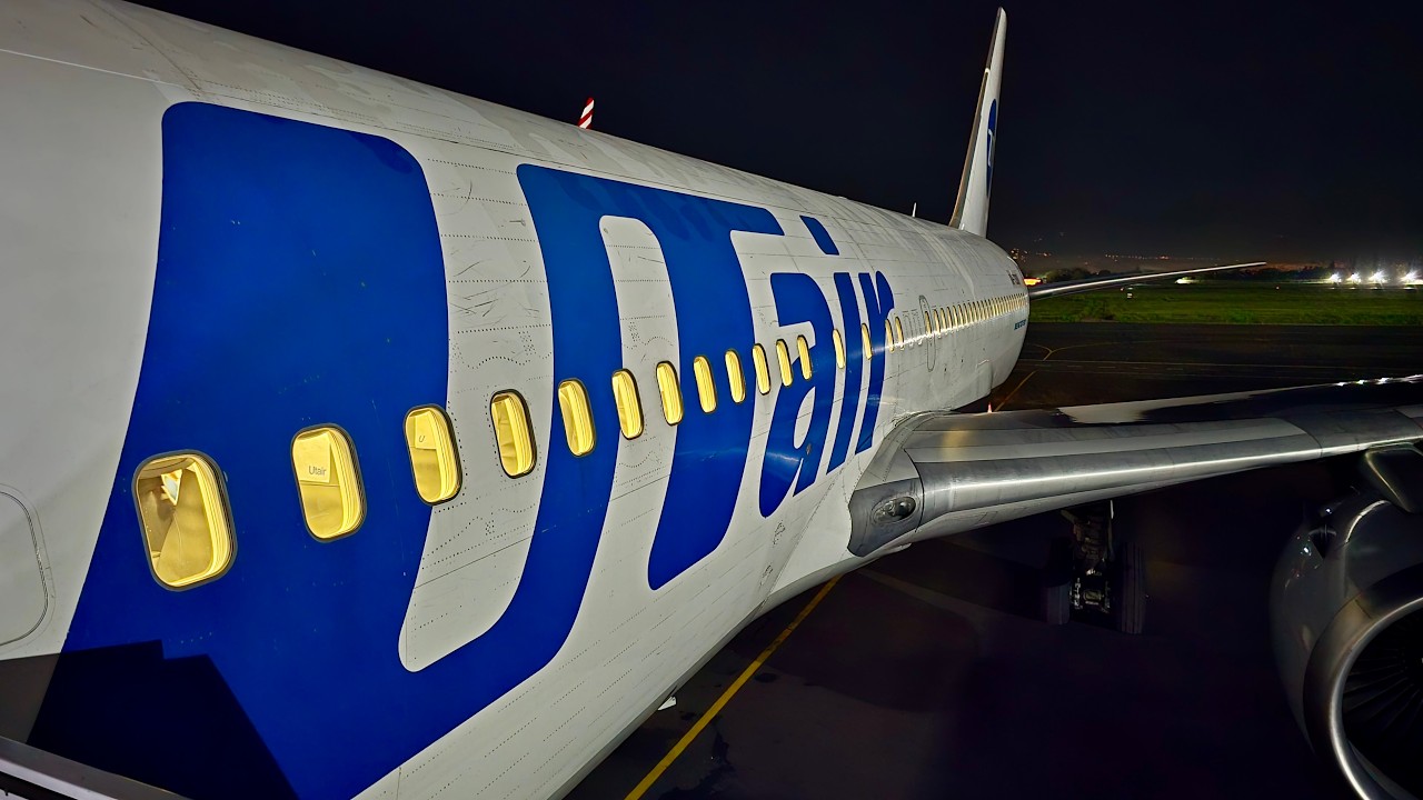 Boeing 767-200 а/к Utair (Душанбе – Москва) + поезд Аврора