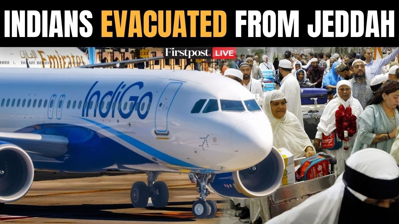 Israel VS Iran: 200 Stranded Indians Evacuated from Jeddah; 1221 Flights Cancelled | Firstpost Live