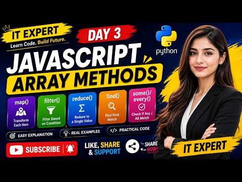 Day 3 Javascript Array Methods Explained Map Filter Reduce Find Some Every
