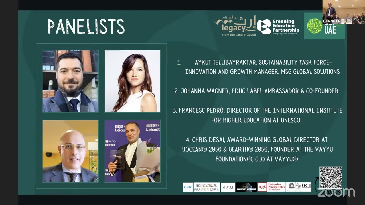 Aiming For Impact - COP 28 Session by Lela Mélon