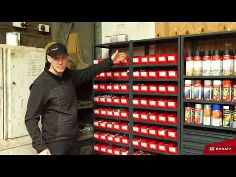 Kramp Werkstatt Service - im Handumdrehen ein optimales Regalsystem