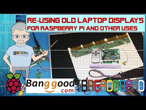 Old laptop Screens on a Raspberry PI... Yes indeed.