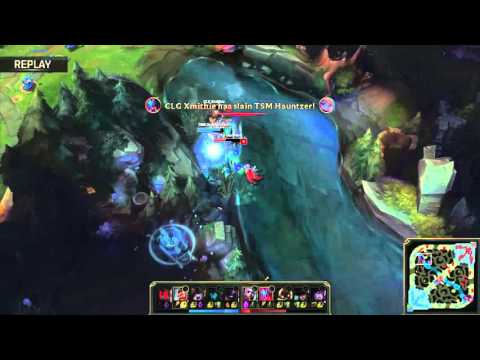 CLG vs TSM Game 2 First Blood Hauntzer Bjergsen Svenskeren Plays