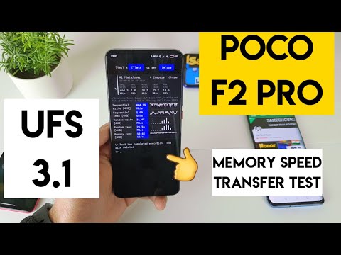 Poco f2 pro ufs 3.1 memory speed transfer test