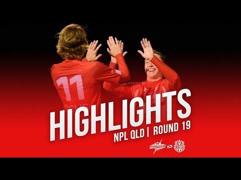 NPL QLD 2019 Round 19 - SWQ Thunder vs Olympic FC Highlights