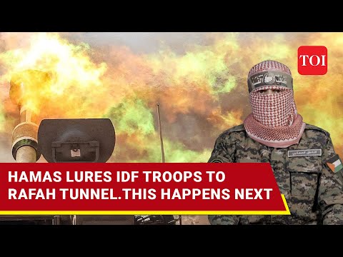 Israeli Troops Fall Into Hamas' 'Tunnel Trap' In Rafah; Al-Qassam Snipes Another Soldier | Watch