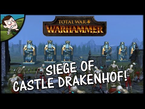 SIEGE OF DRAKENHOF! Total War WARHAMMER Gameplay - Dwarfs v Vampire Counts