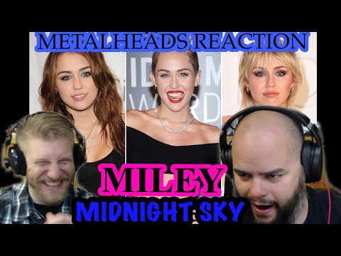 GREAT SONG! | MILEY CYRUS - MIDNIGHT SKY | Metalheads Reaction