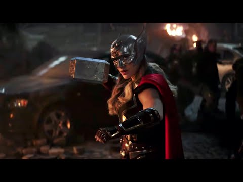 The Mighty Thor Jane Foster Powers Weapons Fighting Skills Compilation
